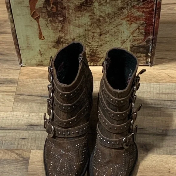 NIB Old Gringo Roxy Leather Boots Size 7 - Picture 3 of 5